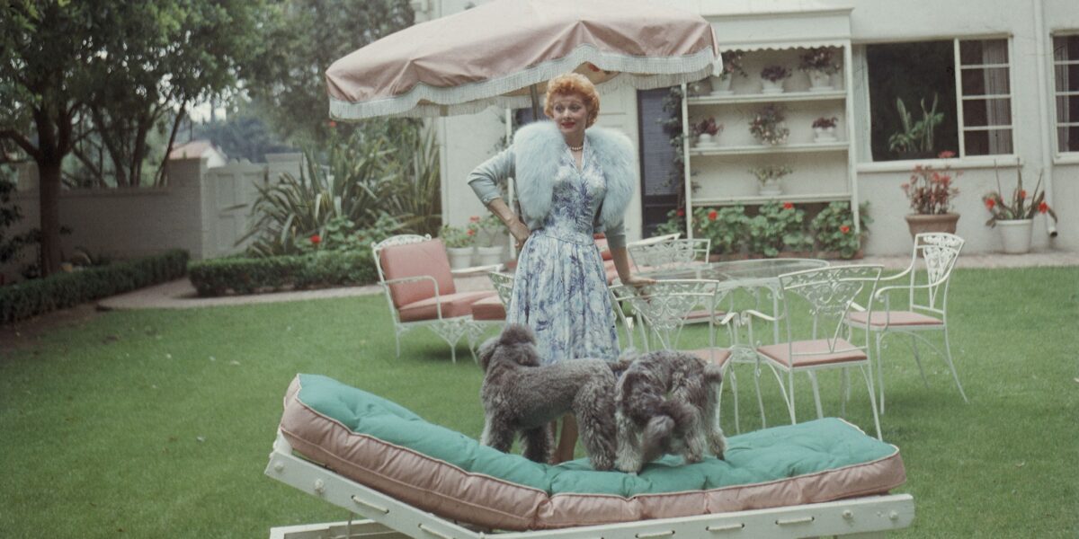 Lucille Ball at her Roxbury Drive Home